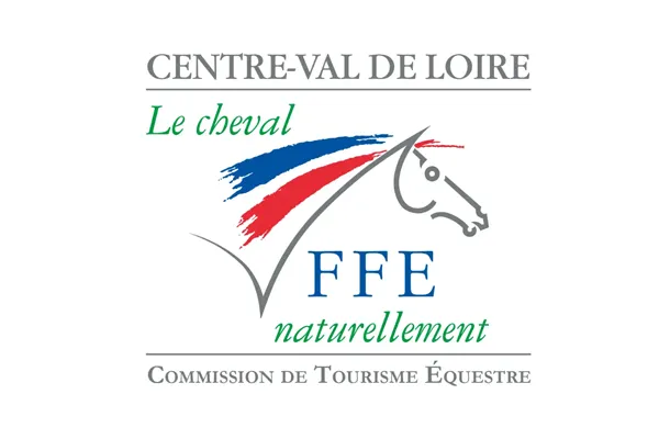 Logo centre val de loire Commission de Tourisme Equestre